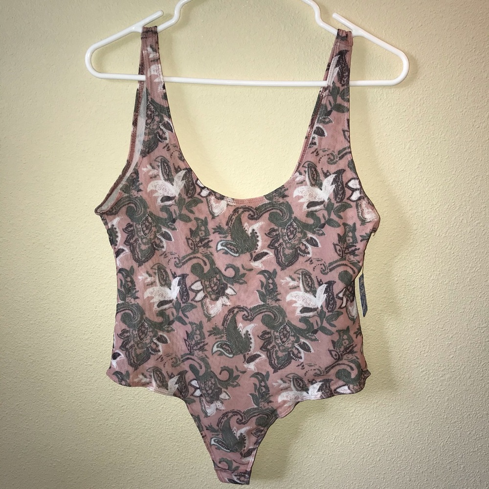 Intimately Free People Freesia Pink Bodysuit Large - Picture 5 of 7